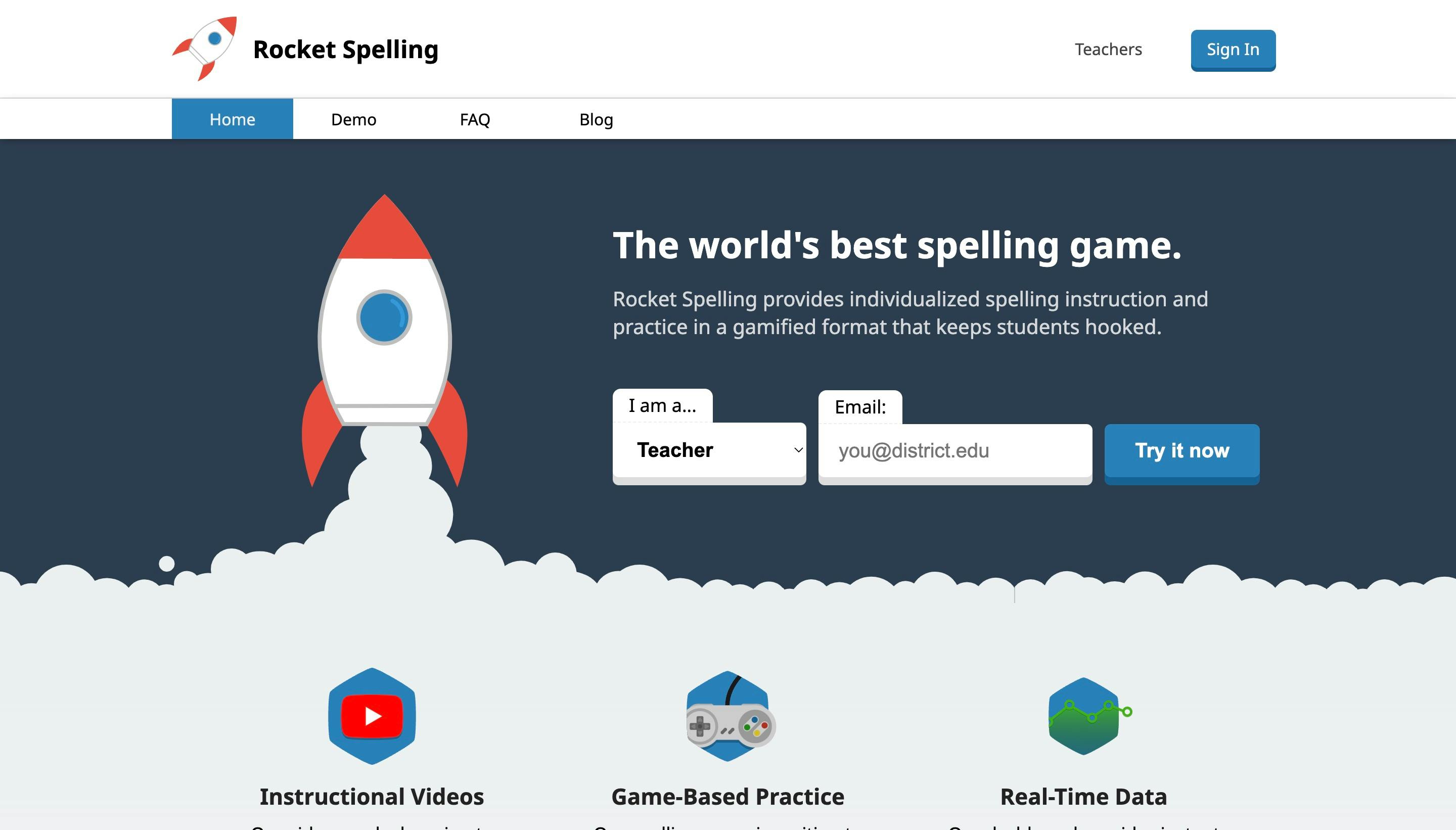 Rocket Spelling Screenshot